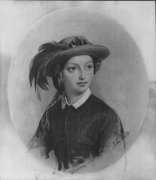 Princess Feodora of Hohenlohe-Langenburg (1839-1872), 1852, John Phillip