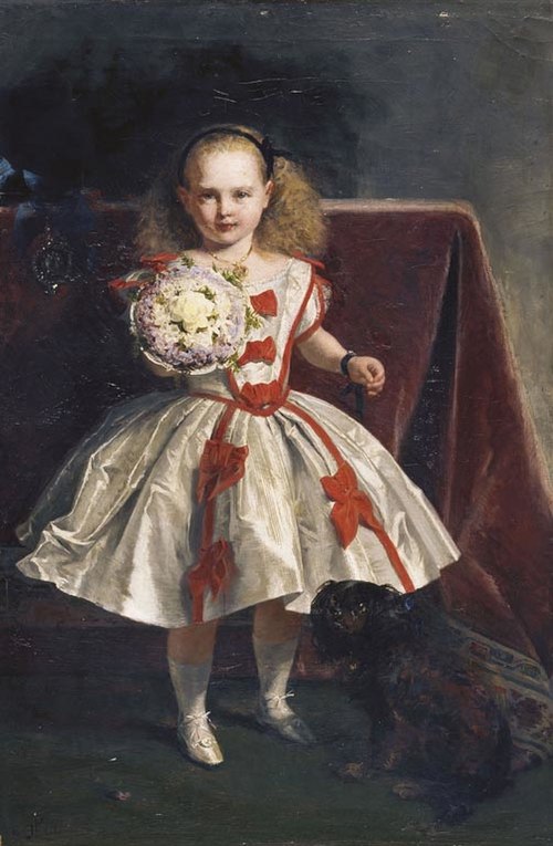 Princess Beatrice (1857-1944) later Princess Henry of Battenberg, 1860, John Phillip