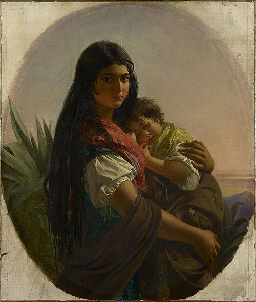 A Spanish Gipsy Mother, 1852, John Phillip