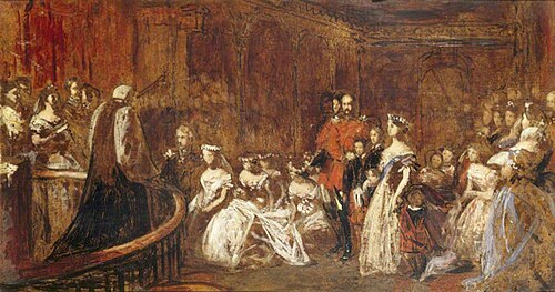 The Marriage of the Princess Victoria Adelaide, Princess Royal (1840-1901) later Empress of Prussia,, 1858, John Phillip