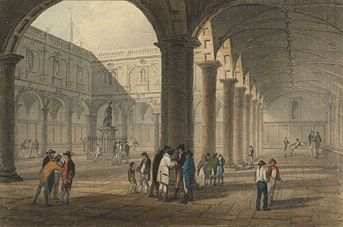 The Quadrangle of the Royal Exchange, , John Preston Neale