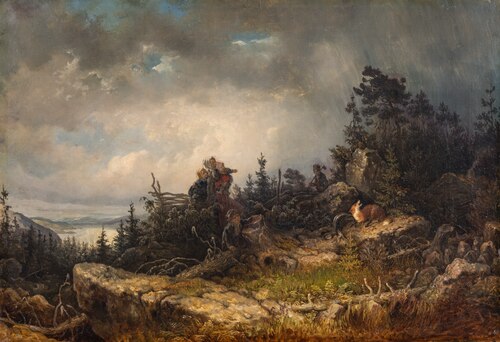 Fox in Trap, 1854, Kilian Zoll
