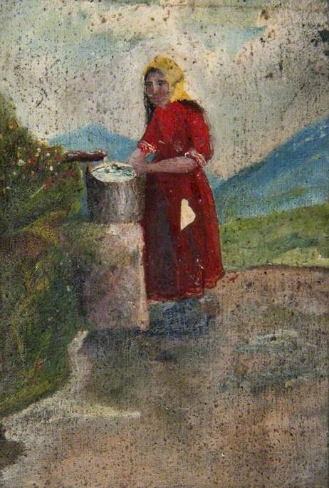 Girl at a Well, 1882, John Quinton Pringle