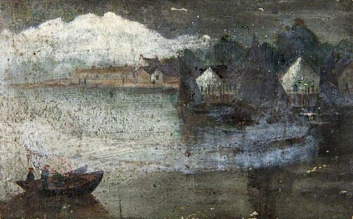 Boats at a Small Harbour, , John Quinton Pringle