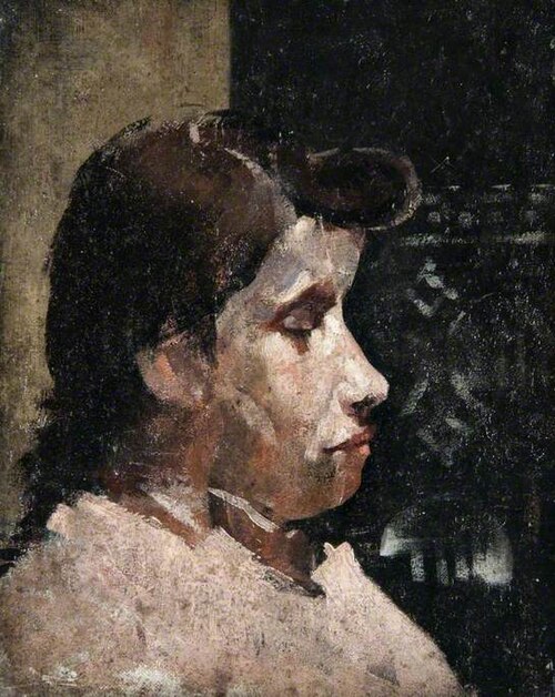 Girl's Head, 1890, John Quinton Pringle