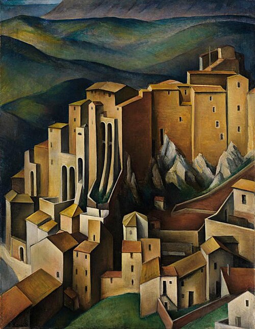Olevano, 1927, Alexander Kanoldt