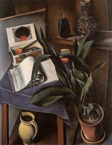 Still life, 1922, Alexander Kanoldt