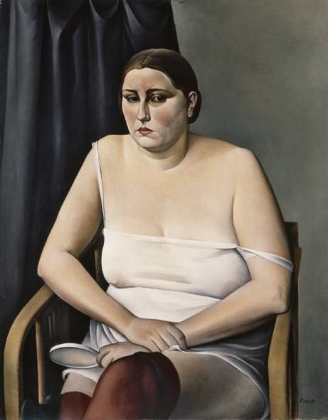 Halbakt II, 1926, Alexander Kanoldt