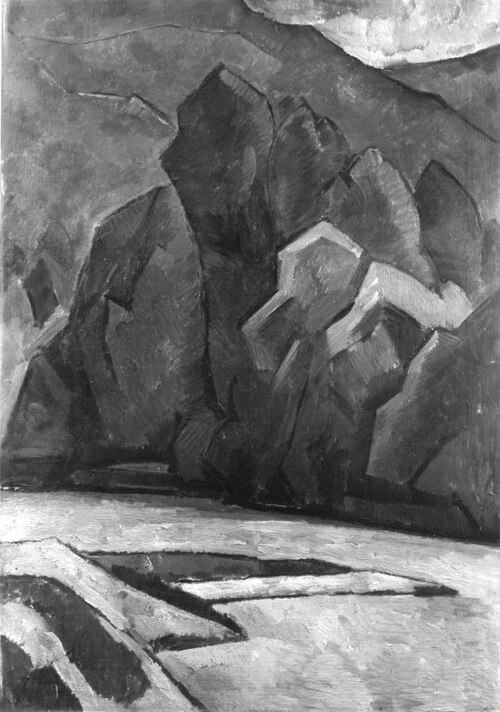 Flusslandschaft, 1912, Alexander Kanoldt