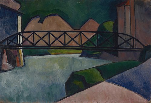 Eiserne Brücke, 1911, Alexander Kanoldt