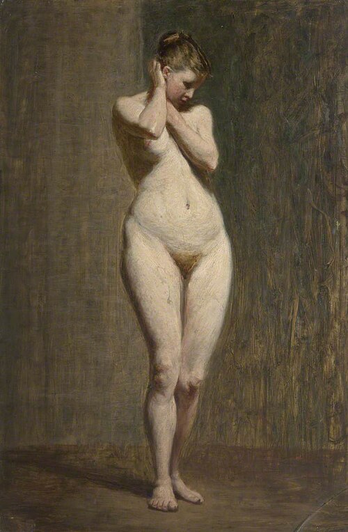 Standing Female Nude, 1873, John Robertson Reid