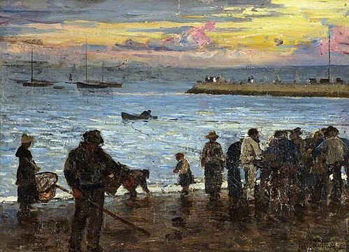 Watching the Fishing Boats, 1882, John Robertson Reid