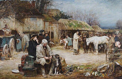 The Sale of Old Dobbin, 1900, John Robertson Reid