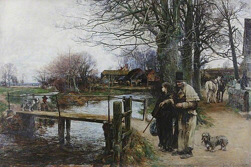 The Blind Fiddler, 1895, John Robertson Reid