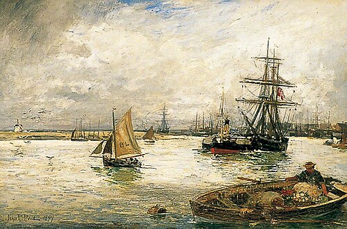 The Market Boat, 1899, John Robertson Reid