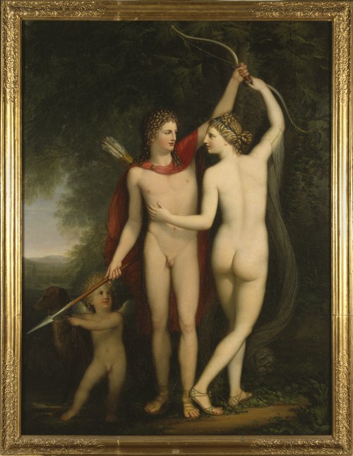 Venus, Adonis and Cupid, 1750, Jonas Åkerström