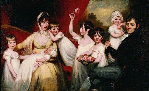 John Lee (d.1809), and His Family, , John Russell