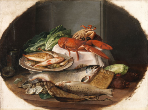 A Still Life with Fish, , John Russell