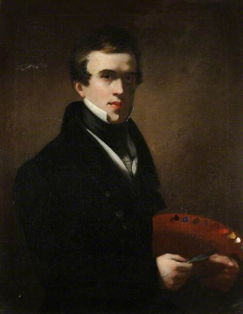 Self Portrait in Oil, 1828, John Scarlett Davis
