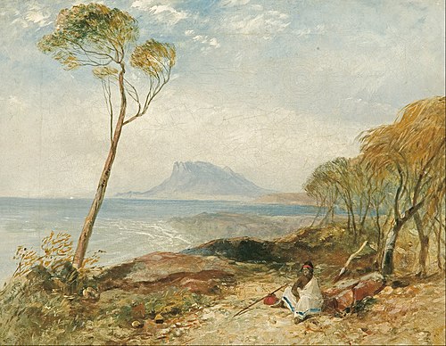 Maria Island from Little Swanport, Van Diemen's Land, 1846, John Skinner Prout