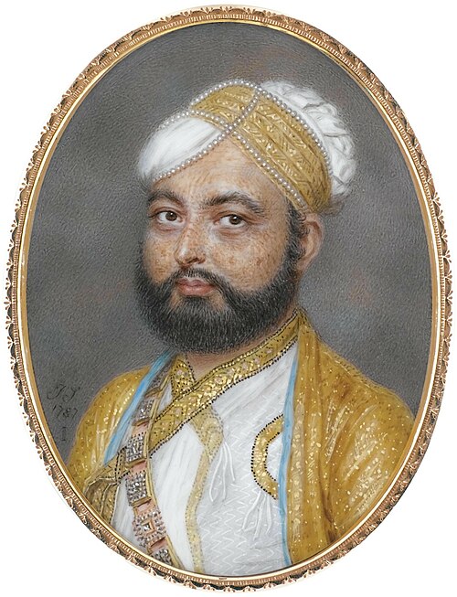 Hafiz Muhammad Munavvar Khan, Amir-ul-umara, of Arcot, 1787, John Smart