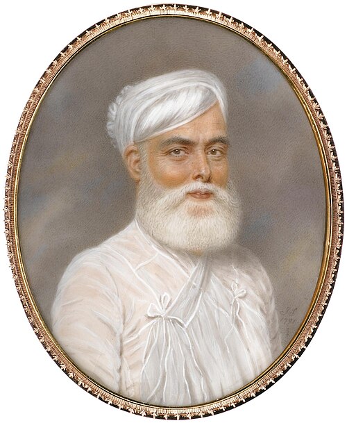 Muhammad Ali Khan, Nawab of Arcot and Prince of the Carnatic (1718-1795), 1791, John Smart