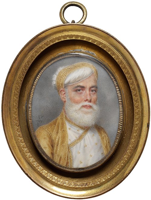 Muhammad Ali Khan, Nawab of Arcot, 1787, John Smart