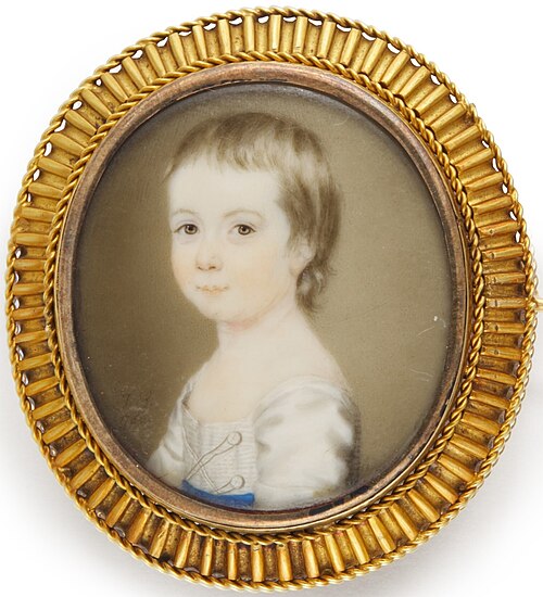 Portrait of a child, 1766, John Smart
