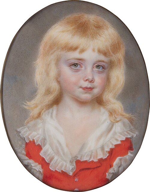 Portrait of a child, 1791, John Smart