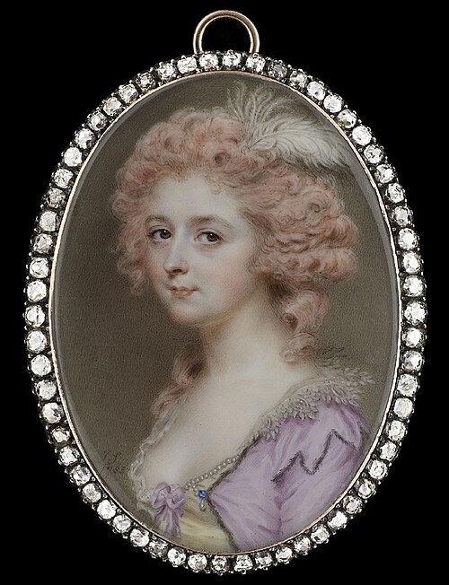Portrait of a lady, 1785, John Smart