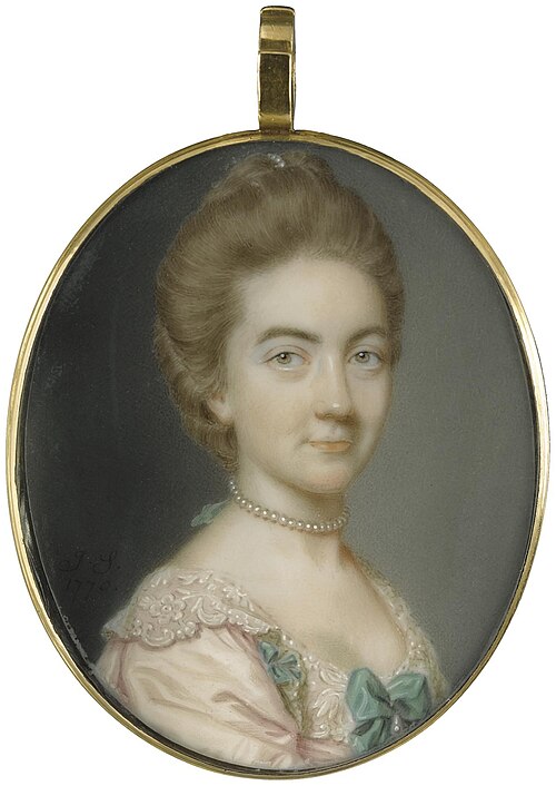 Portrait of a lady, 1770, John Smart