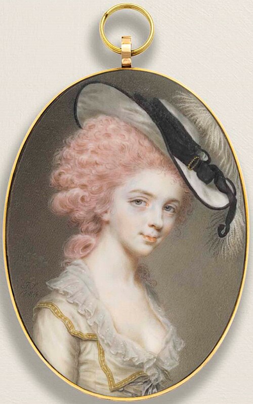 Mary Lewin, née Hale (1768–1837), 1784, John Smart