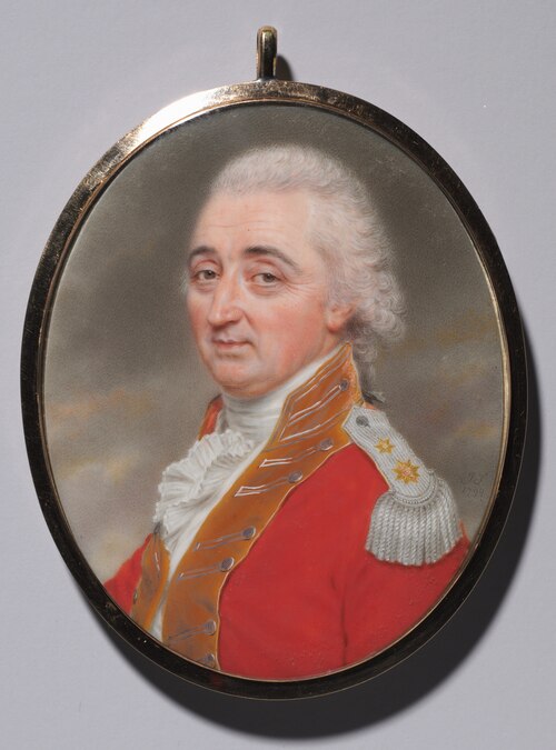 Portrait of Lieutenant General Daniel Burr, 1799, John Smart