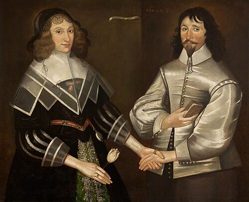 Portrait of an Unknown Couple, 1640, John Souch
