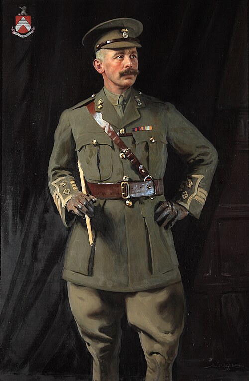 Lieutenant-Colonel Richard Courtenay Throckmorton (1866-1916), 1916, John Saint-Hélier Lander