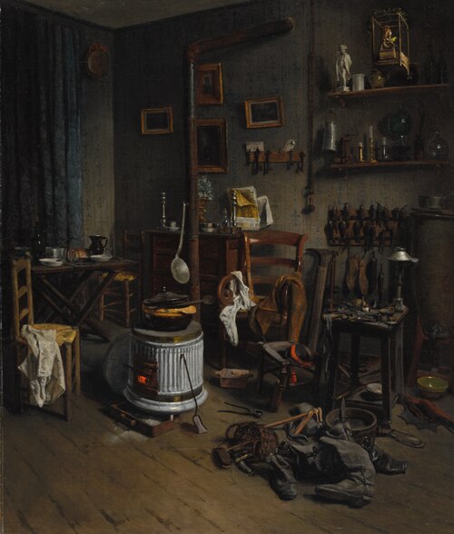 Cobbler's Quarters, 1864, Jean Alphonse Duplessy
