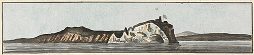 The Needles Bearing East (one of five drawings on one mount), , John Thomas Serres