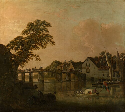The Thames at Windsor Bridge, 1798, John Thomas Serres