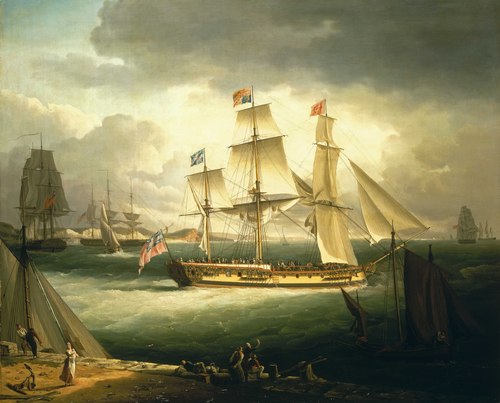 The 'Royal Sovereign', Yacht, 1809, John Thomas Serres
