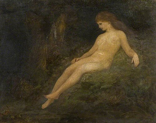 Reclining Nude in a Glade, , John Trivett Nettleship