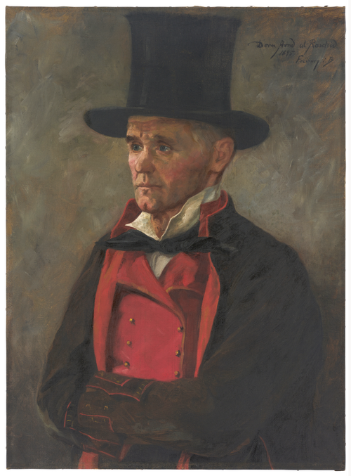 Portrait d’un homme de la Forêt-Noire avec haut-de-forme, 1895, Dora Arnd al Raschid