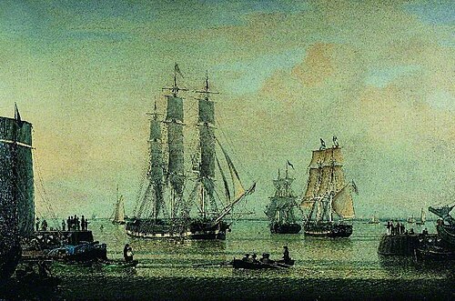 The Return of the 'William Lee' from Calcutta, 1839, John Ward