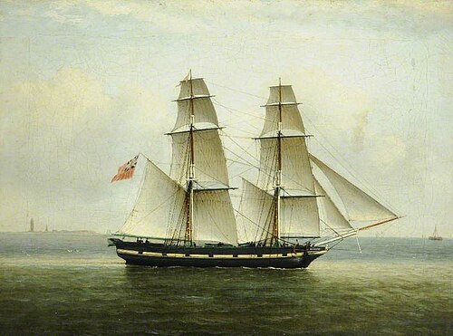 The Snow 'Rosetta' off Spurn Head, , John Ward