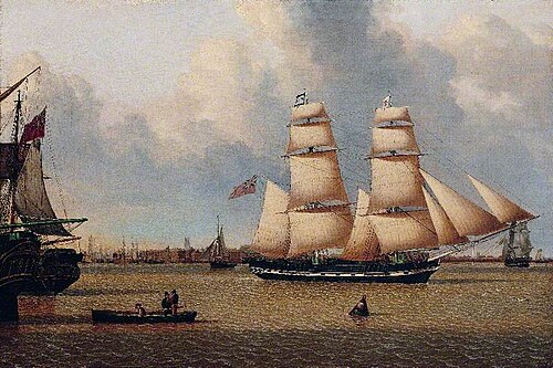 The Brig 'Helen' off Hull, , John Ward