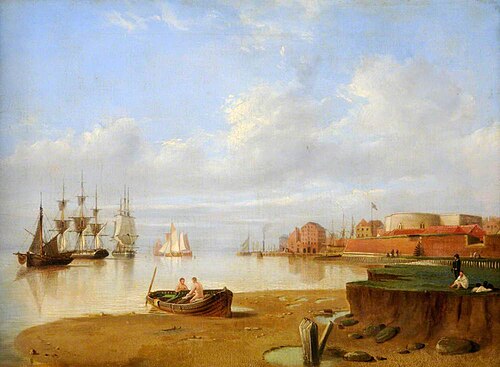 Ships on the Humber and the South Blockhouse, , John Ward