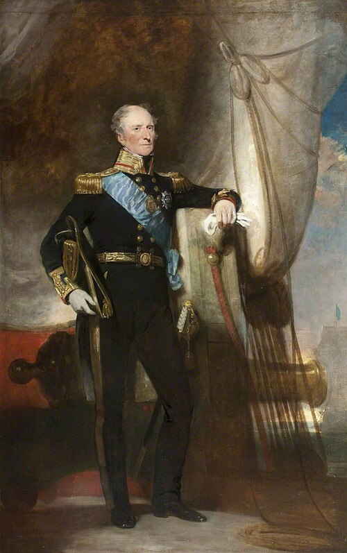Admiral Sir Peter Halkett of Pitferrane (1765–1839), 6th Baronet of Pitfirrane, 1837, John Watson Gordon