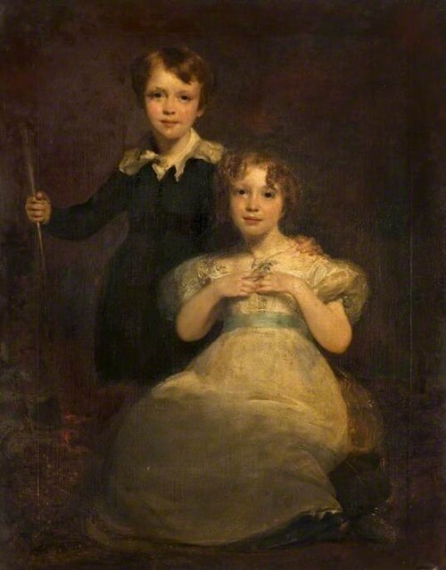 A Boy and a Girl, , John Watson Gordon
