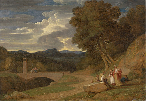 An Italianate Landscape, 1800, John White Abbott