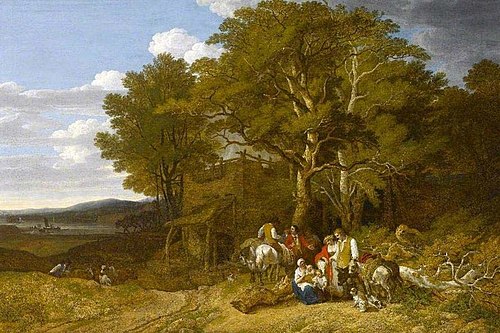 The Old Lime Kilns near Topsham on the Exe, Devon, 1808, John White Abbott