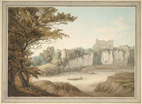 Chepstow Castle on the Wye, Monmouthshire, 1797, John White Abbott
